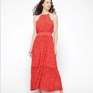 Lost and Wander Coral Maxi Dress
